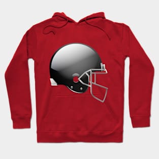 Original Football Helmet In Black Color Hoodie